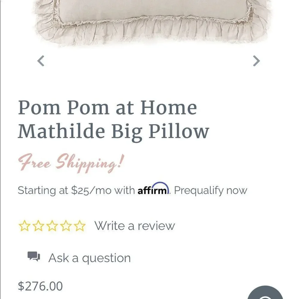 Pom Pom at home Mathilde pillow